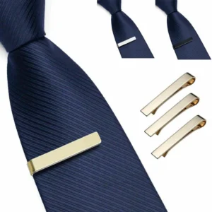 1-3 Set Stainless Steel Slim Skinny Regular Ties Necktie Clasp Mens Tie Clip Bar