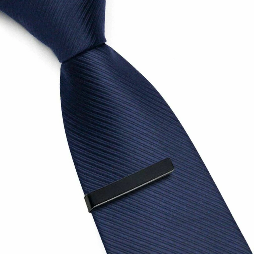1-3 Set Stainless Steel Slim Skinny Regular Ties Necktie Clasp Mens Tie Clip Bar - Image 2